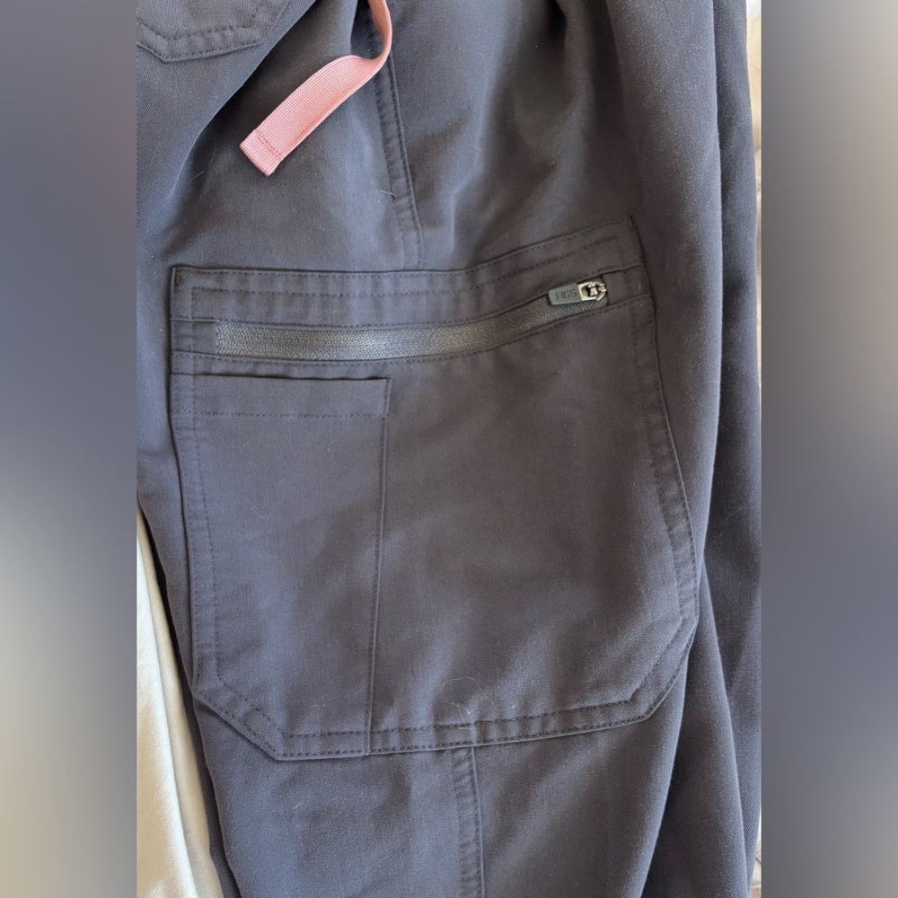 FIGS - Yola High Waisted Skinny Scrub Pants in Charcoal Sz S Petite - Picture 8 of 8